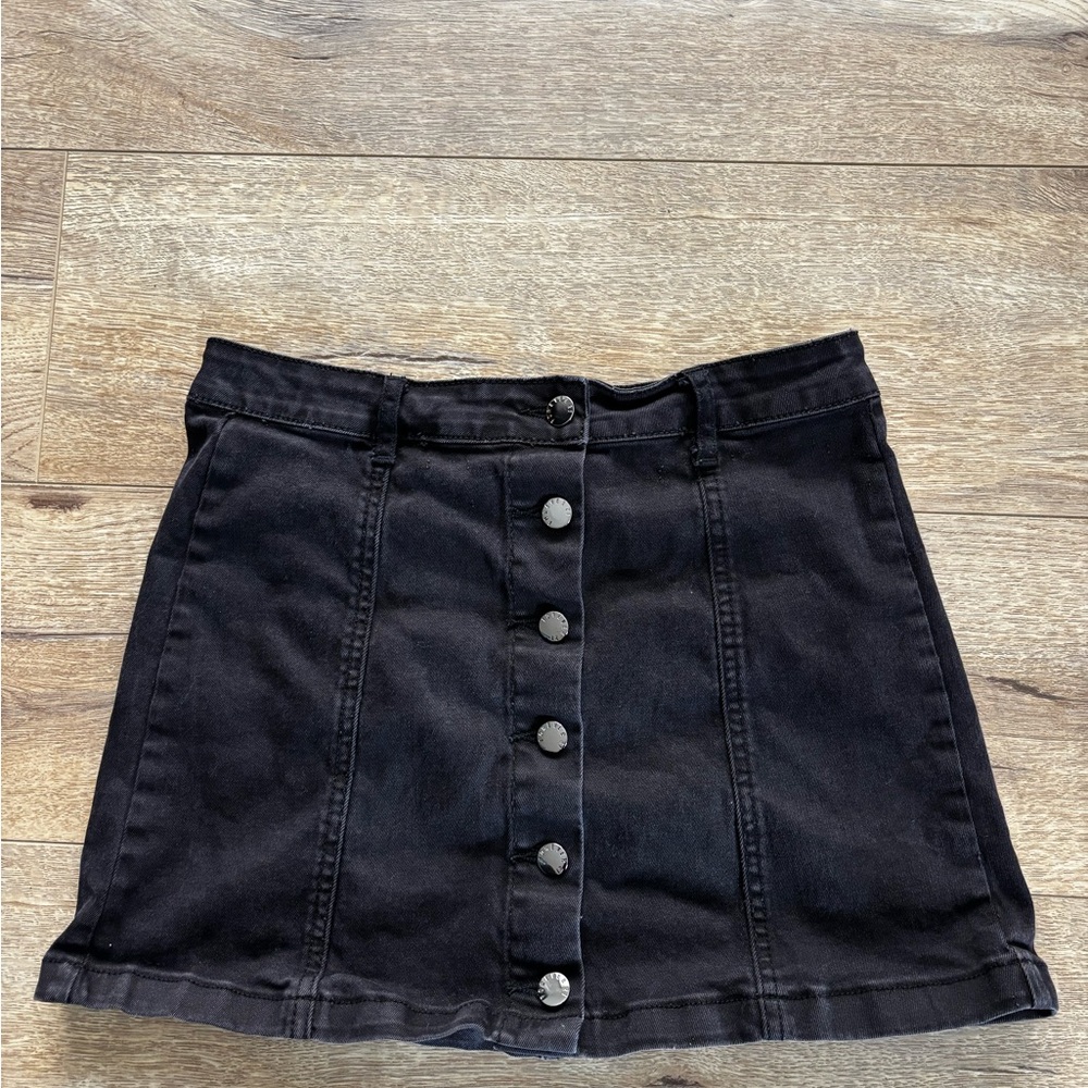 Forever 21 Black Skater Mini Skirt